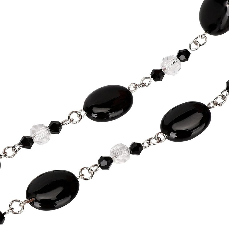 Hongeely Glasses Holder Chain Loop Eyeglasses Necklace Ring for Women Reading Glasses Sunglasses Necklace for Men - Image 2